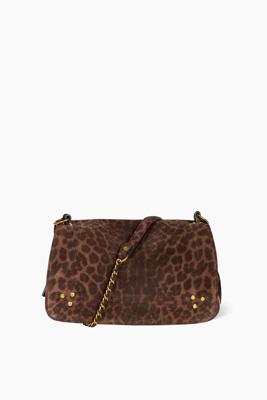 Jerome Dreyfuss crossbody Bobi 42BOBICR imprime leopard naturel