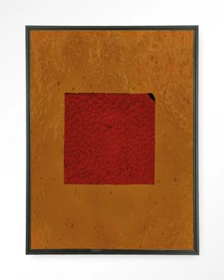 Urban Cotton Wandkleed 'Geen Rood' 110 x 145cm in Floating Frame - black Urban Cotton Wandkleed 'Geen Rood' 110 x 145cm in Floating Frame - black