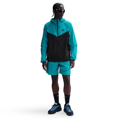 Nike Tech Sportswear Windrunner Jack Turquoise Zwart Nike Tech Sportswear Windrunner Jack Turquoise Zwart