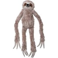 Nature Planet Pluche knuffel bruine luiaard - knuffeldier - 100 cm - bosdieren speelgoed