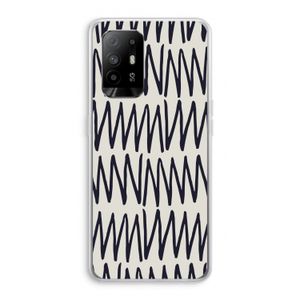 Marrakech Zigzag: Oppo A95 5G Transparant Hoesje