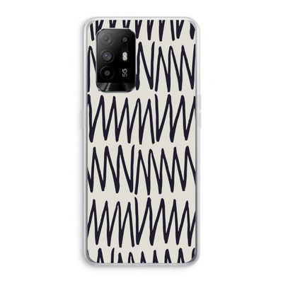 Marrakech Zigzag: Oppo A95 5G Transparant Hoesje