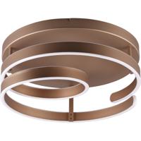 LED Plafondlamp 58W Dimbaar Rond Metaal Coffee - Warm Wit 3000K