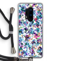 Hibiscus Flowers: OnePlus 8 Pro Transparant Hoesje met koord