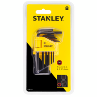 Stanley Inbussleutelset 1,5mm-6mm (8-delig)
