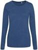 Just Cool JT002F Women´s Long Sleeve Tri-Blend T - Heather Navy - XS