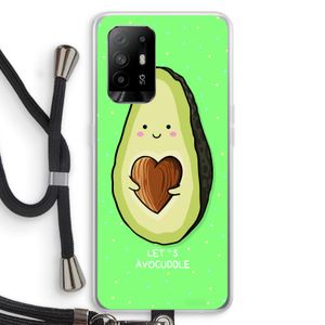 Avocuddle: Oppo A95 5G Transparant Hoesje met koord