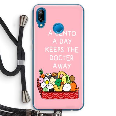 Bento a day: Huawei P20 Lite Transparant Hoesje met koord