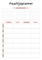 Maaltijdplanner (Paperback)