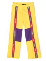 DSQUARED2 KIDS pantalon de jogging droit à design colour block - Jaune