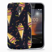 Nokia 1 | Siliconen Case | Icecream