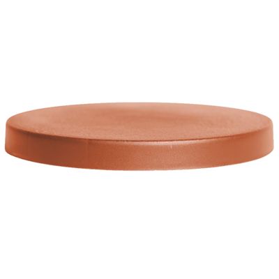 Planten trolley/multiroller rond terracotta kunststof 30 cm