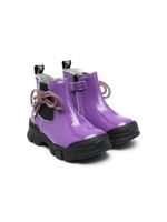 Monnalisa bottines à détail de nœud - Violet Monnalisa bottines à détail de nœud - Violet