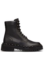 Valentino Garavani bottines Rockstud 50 mm en cuir - Noir - thumbnail