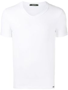 TOM FORD t-shirt à col v - Blanc