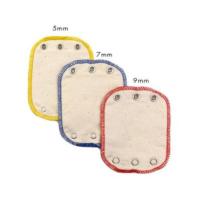 Avo&Cado Romperverlenger set van 3 - blauw/rood/geel