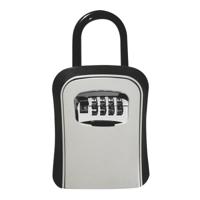 Auto wachtwoord lock opbergdoos veiligheid Box Hook installatie-gratis kluis (grijs)