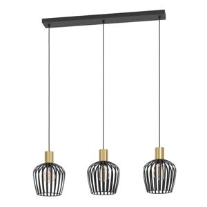 EGLO Empoli Hanglamp - E27 - 90 cm - Zwart/Goud