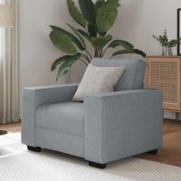 Fauteuil 60 cm stof lichtgrijs