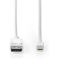 Mini-DisplayPort - DisplayPort-Kabel | Mini-DisplayPort Male - DisplayPort Male | 2,0 m | Zwart - thumbnail