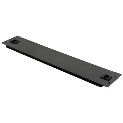 ROLINE 19 Blindplaat snap-in, 2 HE, zwart