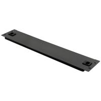 ROLINE 19 Blindplaat snap-in, 2 HE, zwart