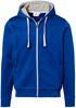 Hakro 455 Hooded jacket Bonded - Royal Blue/Silver - XS