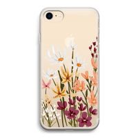 Painted wildflowers: iPhone 7 Transparant Hoesje