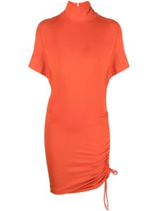 MARANT ÉTOILE robe courte froncée à lien de resserrage - Orange