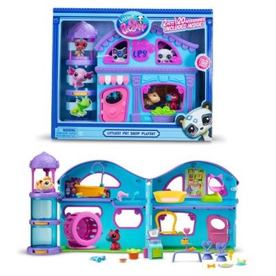 The Big House - BANDAI - Littlest Pet Shop met 3 huisdieren waarvan 1 exclusief