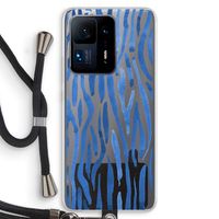 Blauwe nerven: Xiaomi Mi Mix 4 Transparant Hoesje met koord