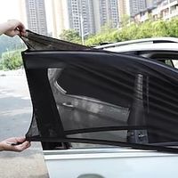 4PCS Autoraamschermen Klamboe Gordijnen Elastisch Ademend Voor SUV Universeel Voorruit Zijraam PRIVACY Zon Gaas Nylon 2065 cm Lightinthebox