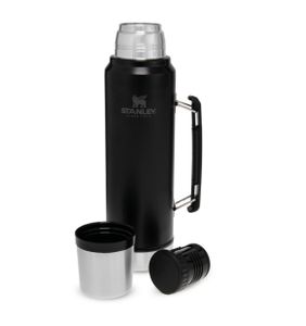 Legendary Classic Vacuum Bottle 1 Liter Matte Black Thermosfles