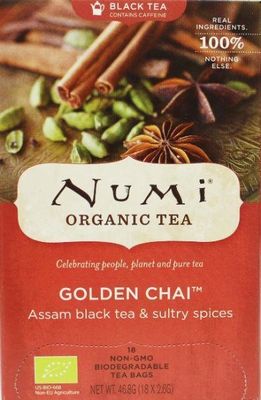 Numi Golden chai bio (18 Zakjes)