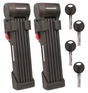 Trelock fs480 cops vouwslot 100cm zwart