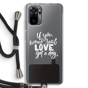 Partner in crime: Xiaomi Redmi Note 10 Pro Transparant Hoesje met koord