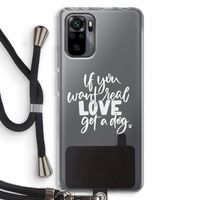 Partner in crime: Xiaomi Redmi Note 10 Pro Transparant Hoesje met koord