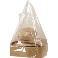 Tas | LDPE | 27x 6x47cm | hemddraagtas | transparant | 1000 stuks