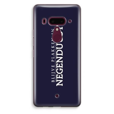 Blijve plakken in Negenduust: HTC U12+ Transparant Hoesje