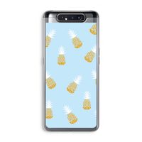 Ananasjes: Samsung Galaxy A80 Transparant Hoesje