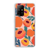 Perzik: Oppo A94 5G Transparant Hoesje Perzik: Oppo A94 5G Transparant Hoesje