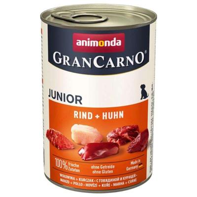 ANIMONDA GranCarno Junior Beef and chicken - nat hondenvoer - 400g