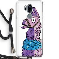 Lama: LG G7 Thinq Transparant Hoesje met koord
