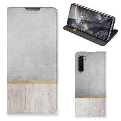 OnePlus Nord Book | Wallet Case | Wood Concrete