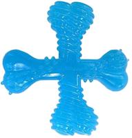 Nylabone Puppy Chew teething x-bone beef XS NPX200 tot 7 kg - Gebr de boon