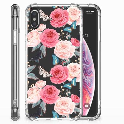 Apple iPhone X | Xs Case Butterfly Roses Apple iPhone X | Xs Case Butterfly Roses
