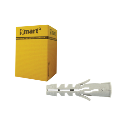 pgb-Europe SMART | Nylon spreidplug met boord SMART Ø 10x50 | 50 st SM00PBN001000503