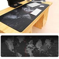 Antislip Wereldkaart patroon zachte soepele Rubber kleding oppervlak spel muismat toetsenbord Mat Afmeting: 70 x 30 cm