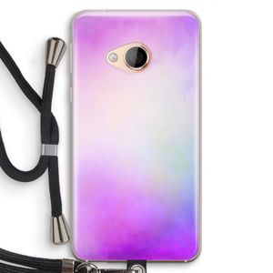 Clouds pastel: HTC U Play Transparant Hoesje met koord