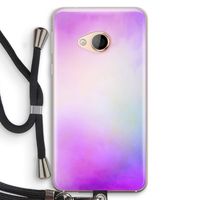 Clouds pastel: HTC U Play Transparant Hoesje met koord